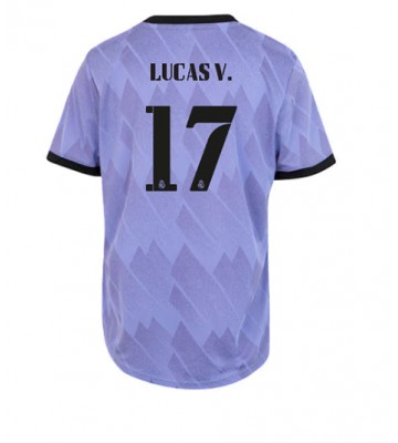 Real Madrid Lucas Vazquez #17 Bortedrakt Kvinner 2022-23 Kortermet